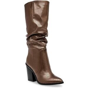 Dolce Vita Shimmering Bronze Heeled Boots